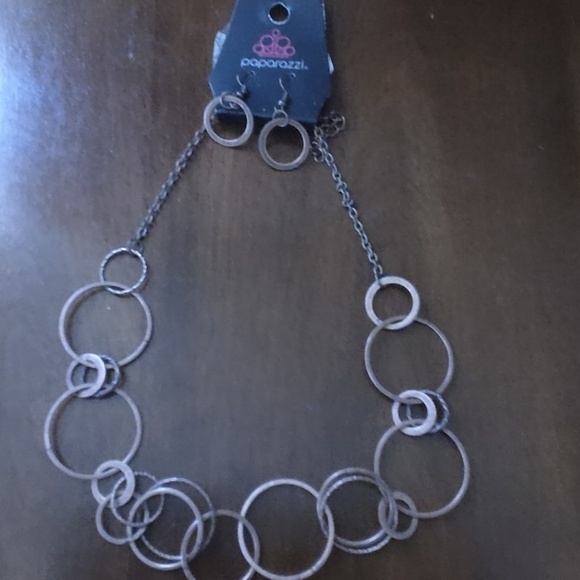 paparazzi Jewelry - Brand new with tags copper necklace and earring set